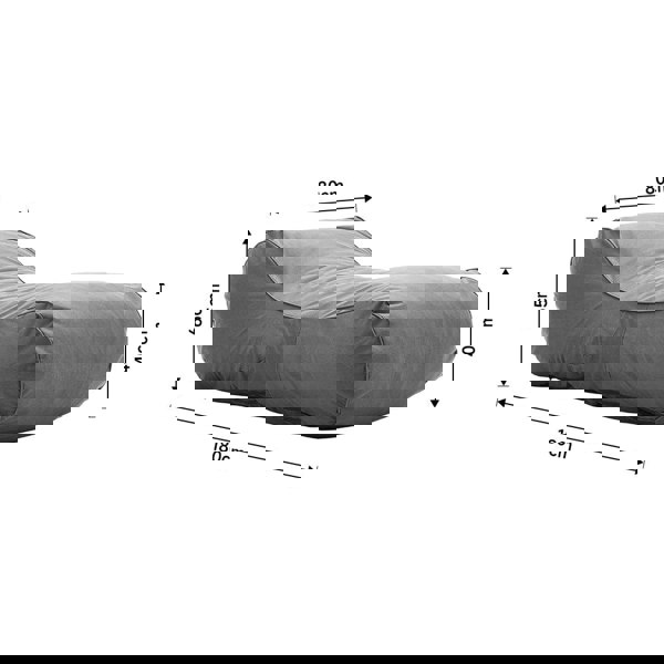 Dense Filling Comfy Lounger for Living Room Living and Home