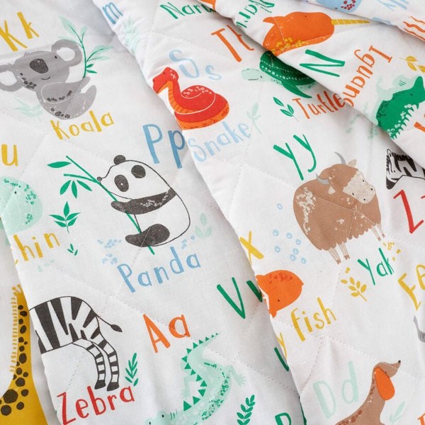 Animal Alphabet Bedding - Happy Linen Company