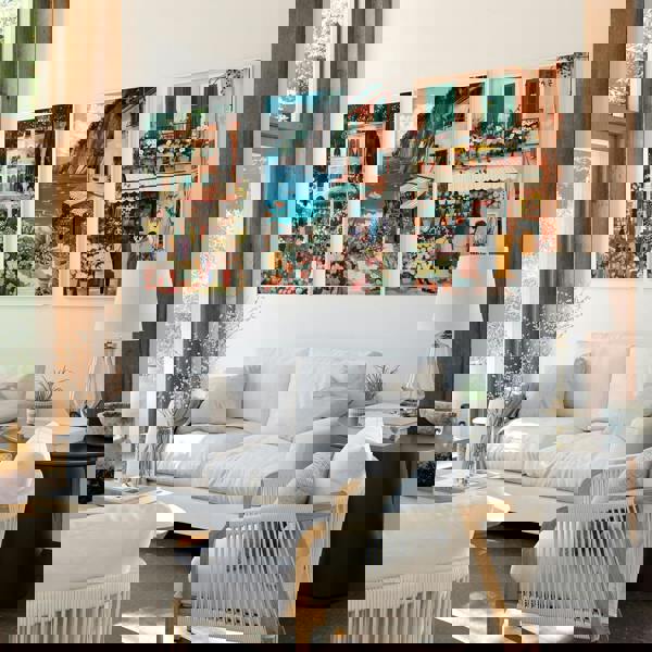 Paintings Living Room | Set of 3 Italian Lifestyle Wall art Prints