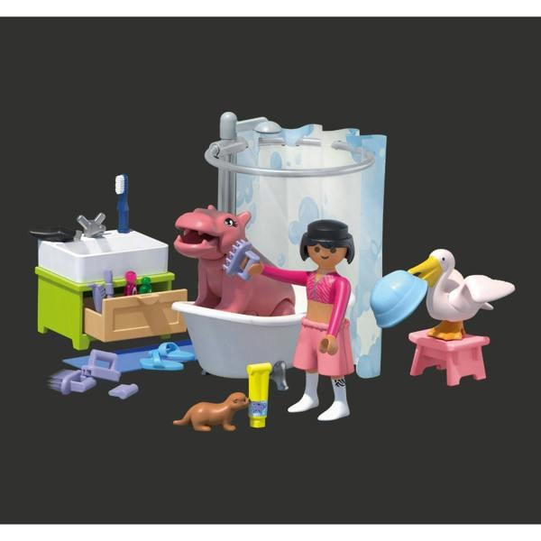 Playmobil Animal bathing fun - 71950 Playset