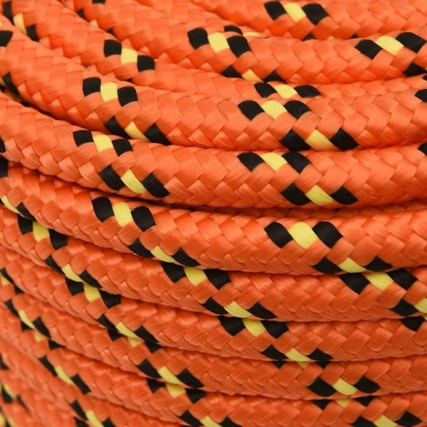 Berkfield Boat Rope Orange 14 mm 100 m Polypropylene