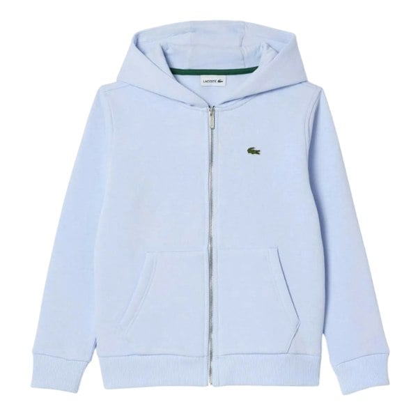 Lacoste Kids Kangaroo Pocket Full Zip Hoodie - Blue