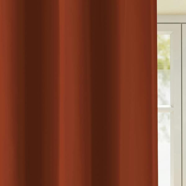 Enhanced Living Nightfall Plain Supersoft Thermal Room Darkening Eyelet Single Door Curtain