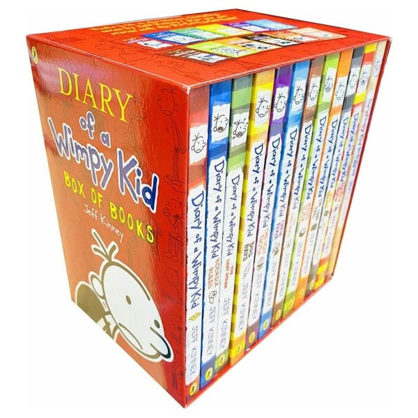 Diary of a Wimpy Kid by Jeff Kinney - 12 Books Collection Set