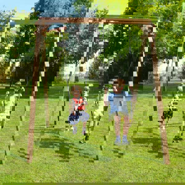 Soulet Ambre Infant & Child Double Wooden Swing Set