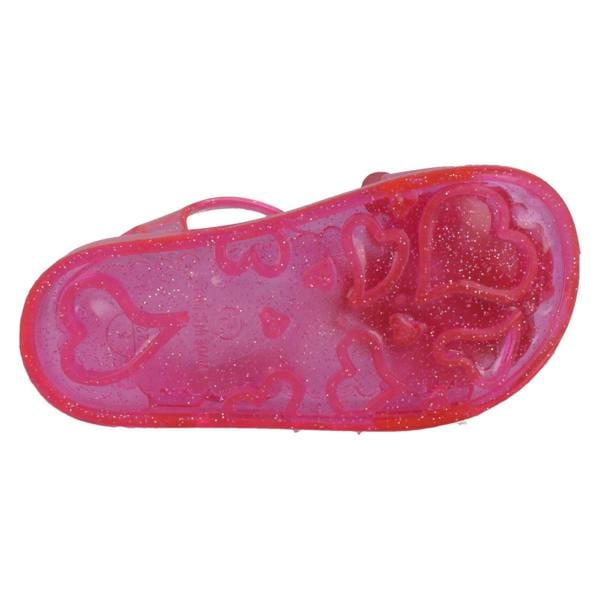 Spot On Girls Spot On Flat Jelly Flower Trim Mule