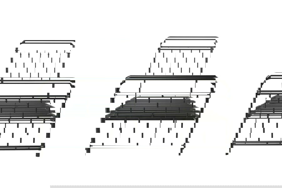 Dorel Home Wallace Metal Bed Black - Double