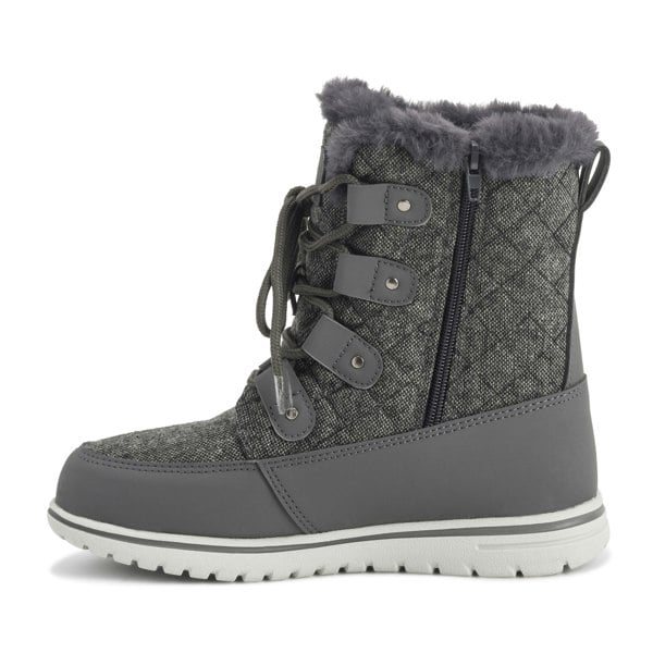 VIVA Polar Boot Women's Fleece Lined Snow Winter Hiking Durable Ankle Boots