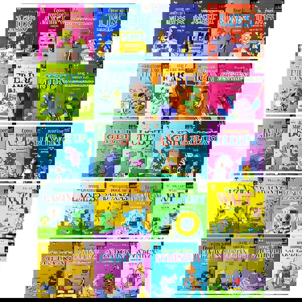 My Behaviour & Emotions Library 20 Books: Anxiety, Confidence, Bullying, Sympathy, Lying, Jealousy, Anger, Patience, Sharing, Bad Manners, Kindness