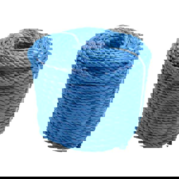 12MM x 220M Blue 3 Strand Polypropylene Rope Coil - Shipping Camping Fender Yacht