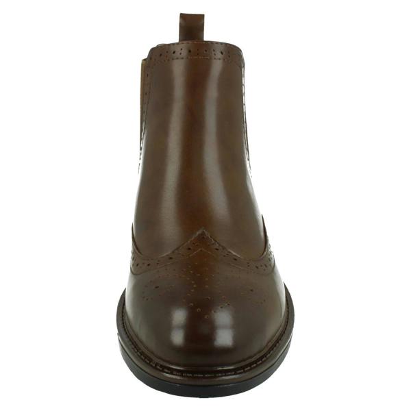 Thomas Blunt Mens Thomas Blunt Low Heel Brogue Boots A3085