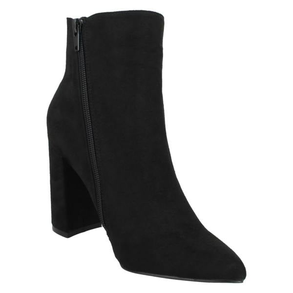 Spot On Ladies Spot On Zip Up Ankle Boots F51140