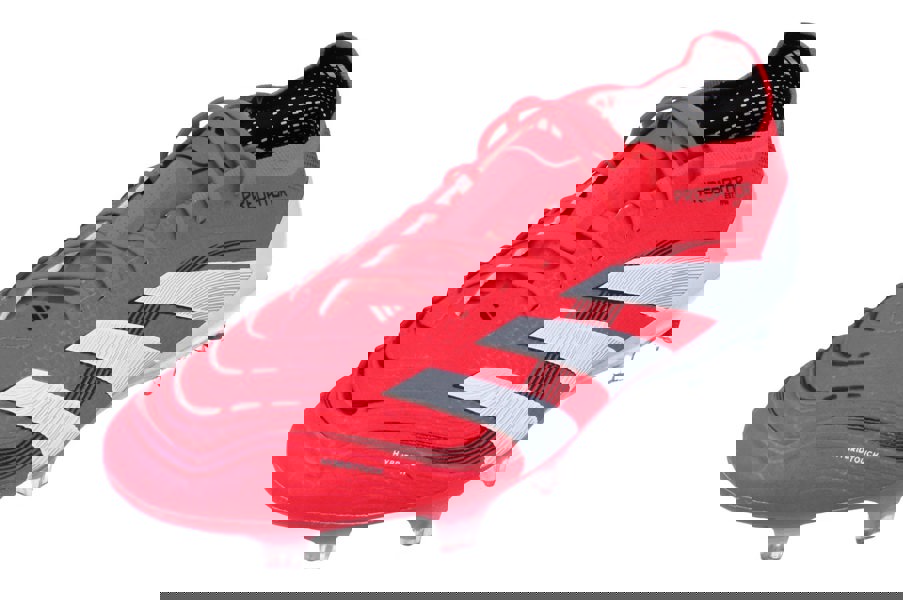 Adidas Predator Elite FG Mens Football Boots  ID3882 - Red White Black - Photo 0