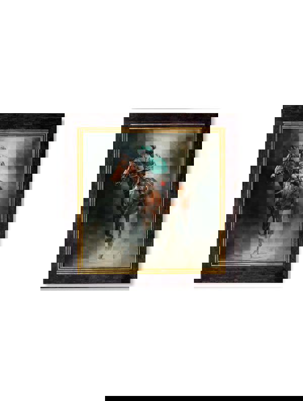 Exceptional Art The Irish Racehorses - Oxford square frame