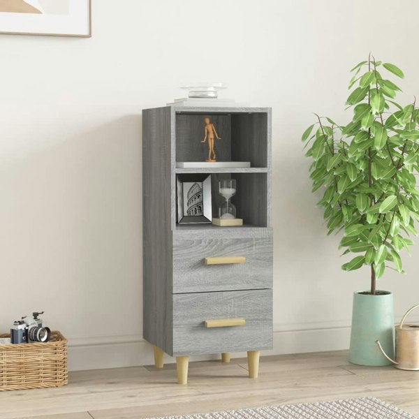 Berkfield Sideboard Grey Sonoma 34.5x34x90 cm Engineered Wood