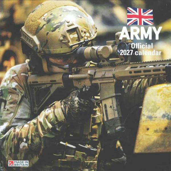 British Army Calendar 2027, Wall Calendars, Month To View, History & Literature, Gift
