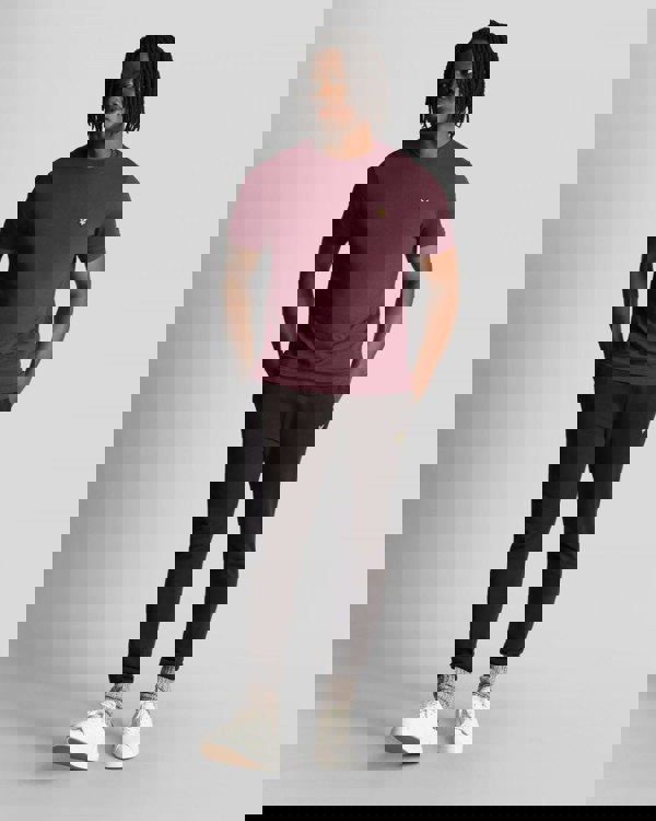 Lyle & Scott Plain Mens T-Shirt TS400VOG - Z562 Burgundy