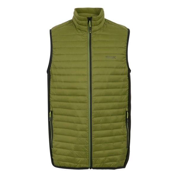 Regatta Mens Andreson Hybrid Padded Jacket - Nephrite Green/Black
