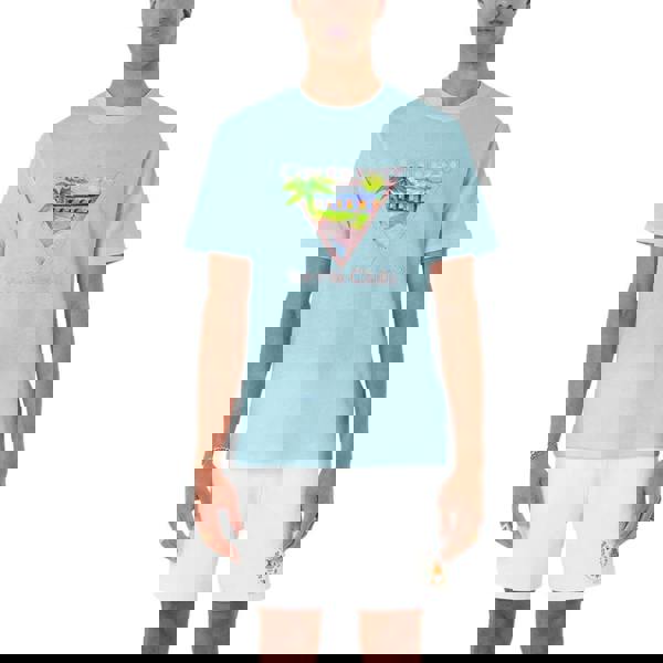 Casablanca Tennis Club Icon Pale Blue T-Shirt