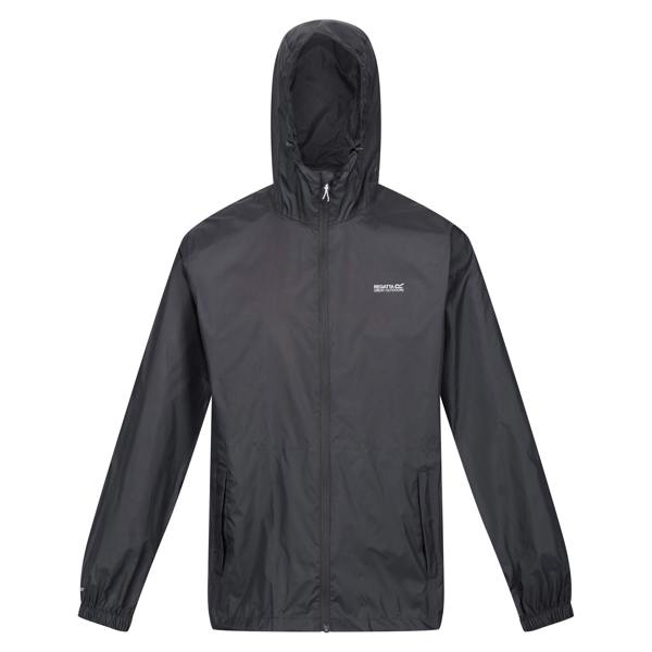 Regatta Mens Pack It III Waterproof Jacket - Seal Grey