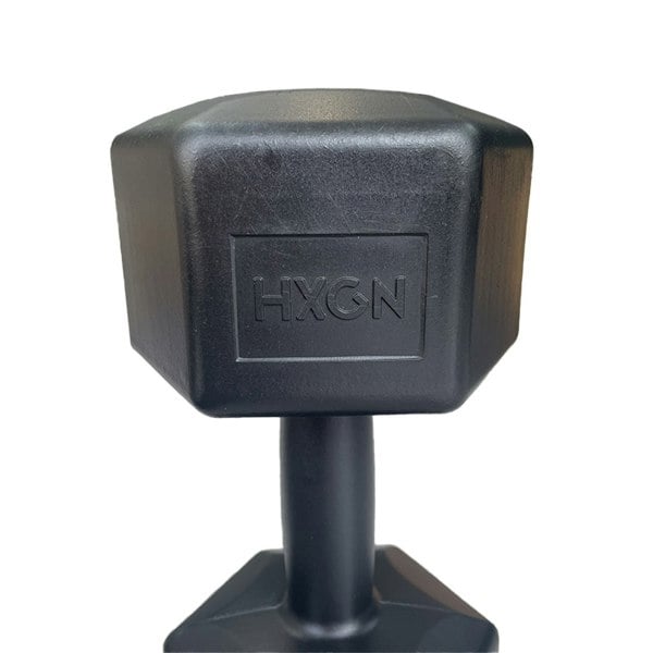 HXGN 2 x 10kg Hex Dumbbells