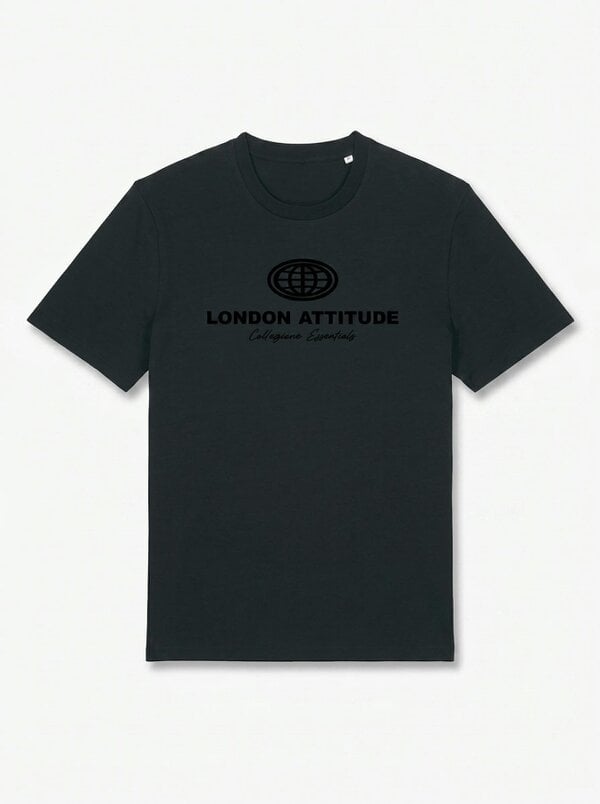 London Attitude Essential Globe Logo Premium Organic Cotton T-Shirt