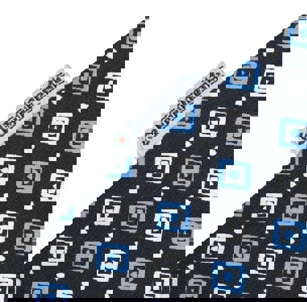 Lambretta All Over Geometric Mens Smart Classic Retro Polo Shirt