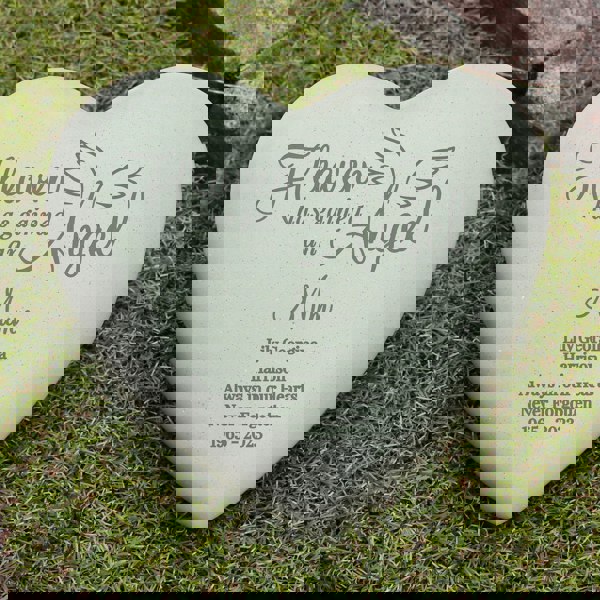 Personalised Memento Company Personalised Angel Heart Memorial