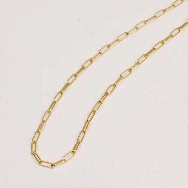 Paperclip Chain Necklace(Medium)  Gold - Lila Rasa