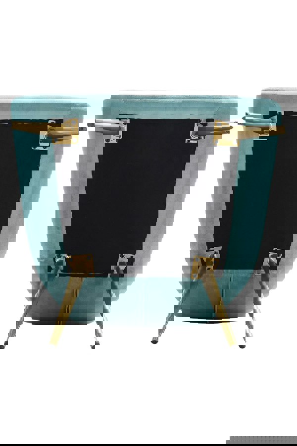 Living and Home Velvet Upholstered Lounge Accent Chair