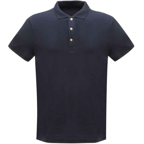 Regatta Classic Mens 65/35 Short Sleeve Polo Shirt - Navy