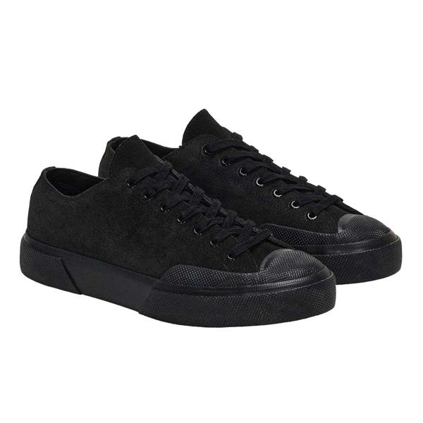 Superga Womens/Ladies Flesh Out Suede Work Trainers - Full Black
