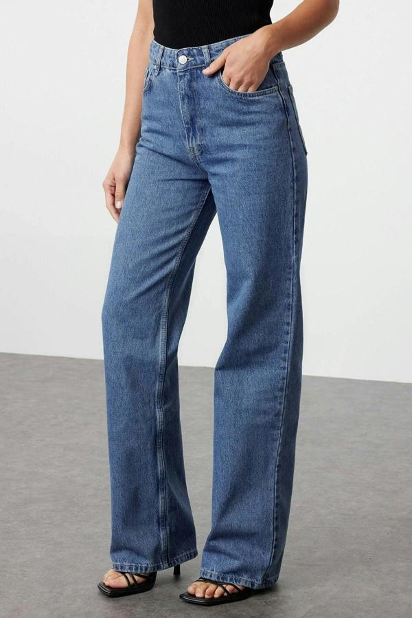 WOVCOR High Waist Wide Leg Jeans
