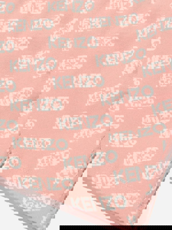 KENZO KIDS KENZO Girls Fleece Logo Skirt in Pink