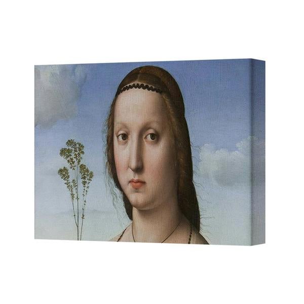 Benjamin Tate Design Mona Lisa Style Canvas Wall Art Portrait Print Classic