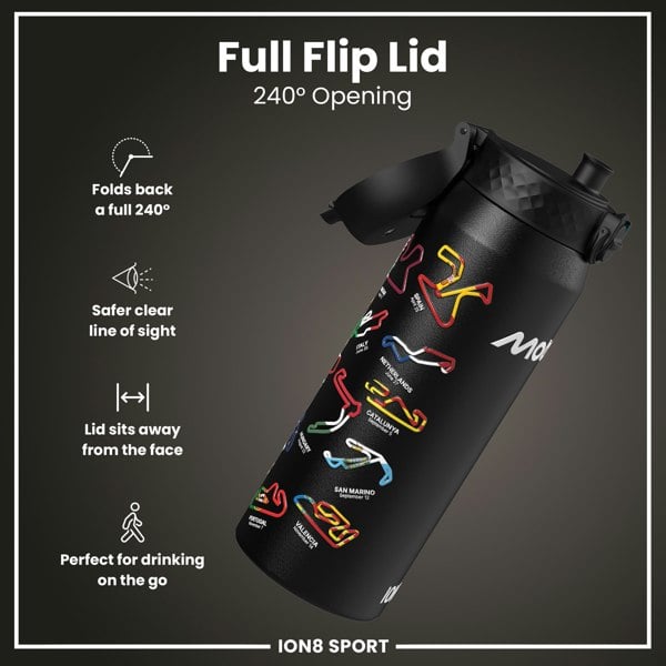 ION8 MotoGP x ION8 Insulated Steel Water Bottle, MotoGP Mix, 750ml (24oz)