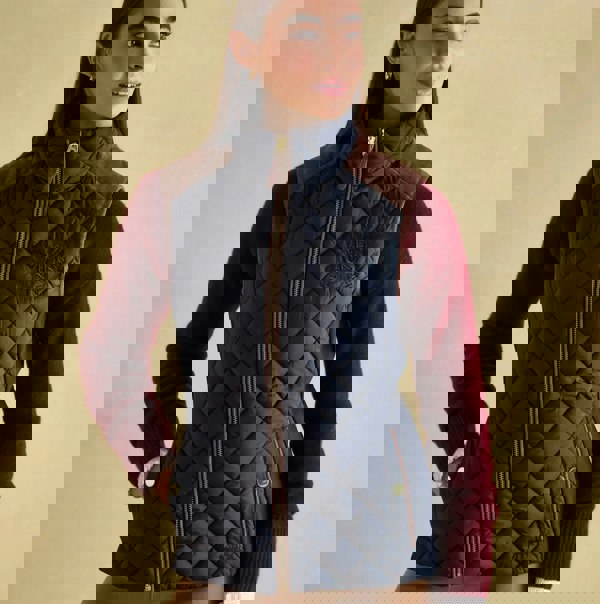 Joules BRAEMAR LUXE Womens Quilted Gilet Navy