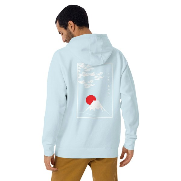 ANCHOR & CREW Mount Fuji Landmark Cotton Blend Hoodie