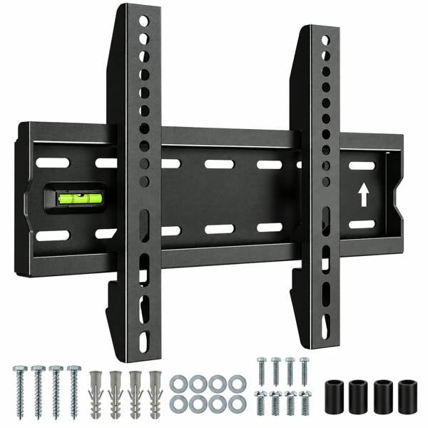 ATEK Fixed TV Wall Mount Bracket 15-42 Inch up to 40kg with Spirit Level