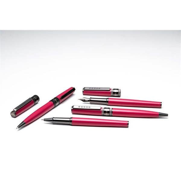 Tom Hessin Rebel Collection Jewellers Rouge Ballpoint Pen With Gunmetal Trim