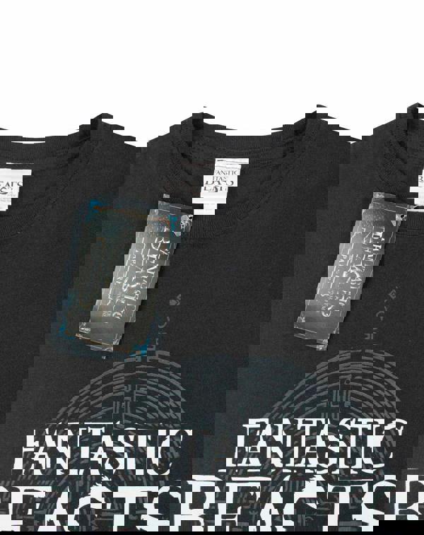 Fantastic Beasts And Where To Find Them Womens Black Logo Short Sleeved T-Shirt