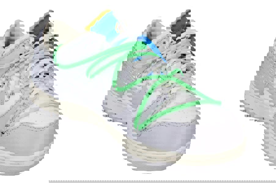 Nike Dunk Low Off X White Mens Trainers Dm1602  116 - Lot 26 Sail Neutral Grey 116 - Photo 3