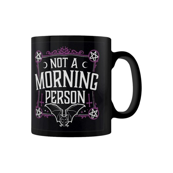 Grindstore Not A Morning Person Mug - Black