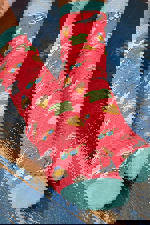 At The Beach Bamboo Socks