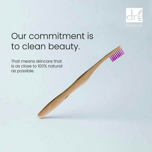 PO2DB348 Dr Botanicals Bamboo Toothbrush Purple Twin Value Savings Pack