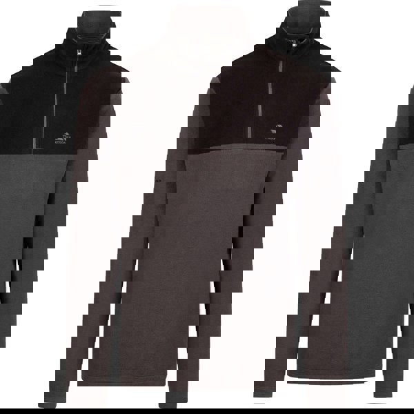 Trespass Mens Curtiston AT100 Fleece Top - Dark Grey