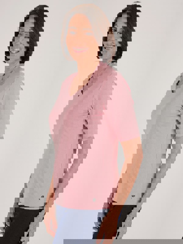 PennyPlain High Back Sweetheart Neck Top - Dusk