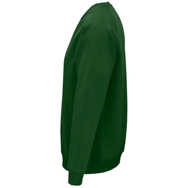 SOLS Unisex Adult Space Organic Raglan Sweatshirt - Bottle Green