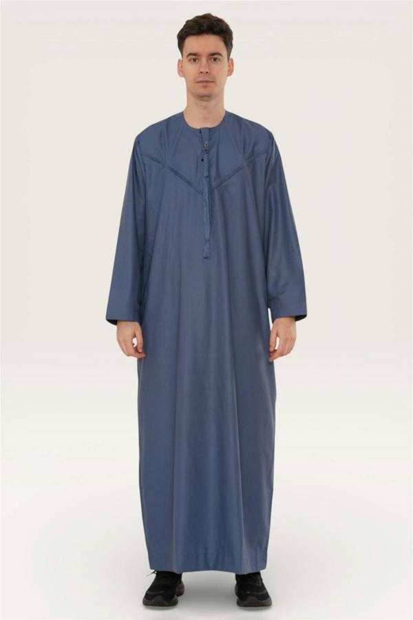 Infinity Leather Men's Eid Moroccan Jubba Robe Djellaba Ramadan Eid Thobe - HM11