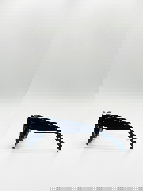 SVNX Plastic Oversized Frame Square Sunglasses